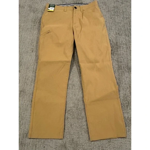 Orvis Pants Tech Pant New 32 X 29 Tan Water Resistant Stretch Fabric (S1) - Picture 2 of 6